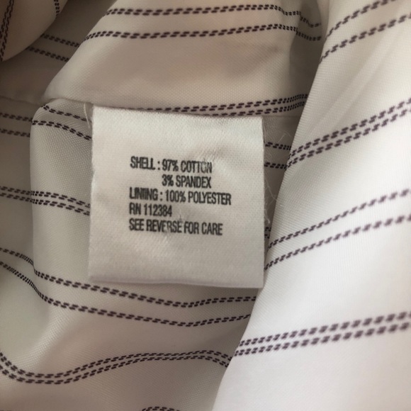 Off white Calvin Klein blazer size 2 - Picture 6 of 8